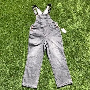 Universal Thread grey denim straight leg overalls